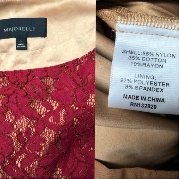 new Majorelle ❦ Marnie Mini Dress ❦ Cranberry Red - Picture 12 of 12